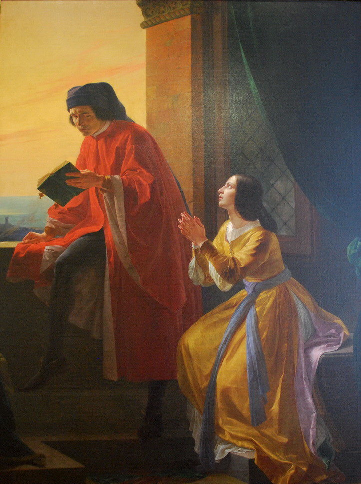 GAM - LINGUAGGIO_008.JPG - CARLO ARIENTI  - Arcore (MB) 1801-Bologna 1873 - PIA DEI TOLOMEI (1843-1854)